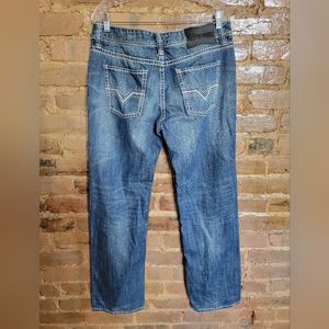Rock & roll denim pistol straight jeans
